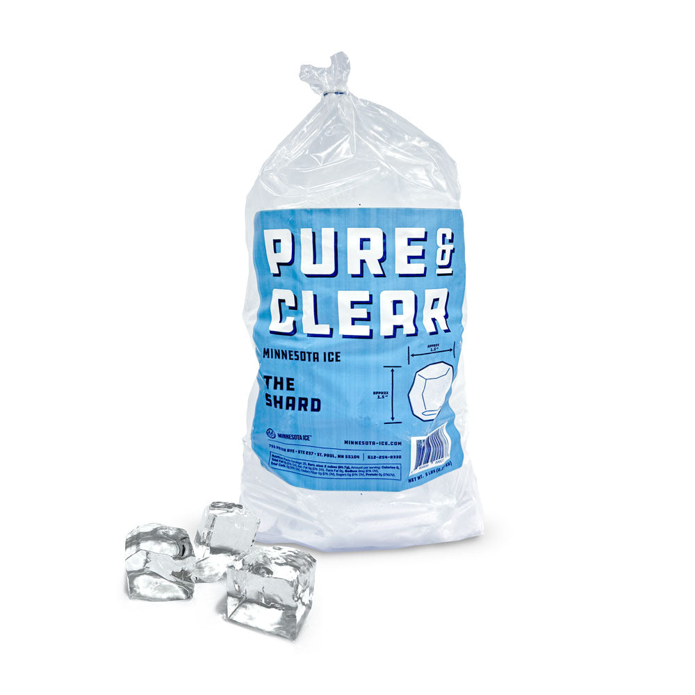 Cocktail Ice - Pure & Clear™ The Shard, 2 bags – Minnesota Ice